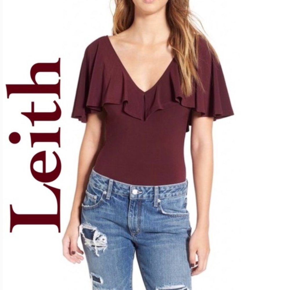 Leith Cape Overlay Bodysuit